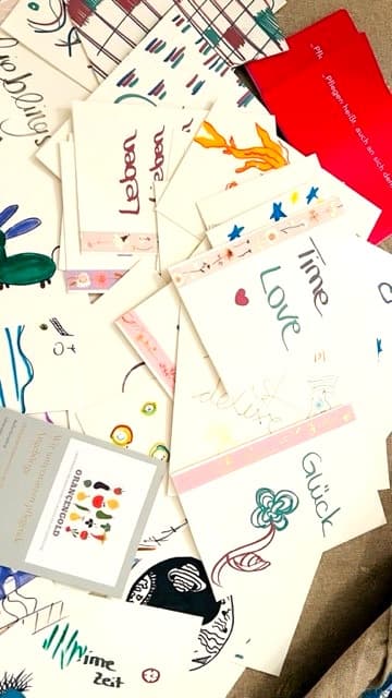 Einladung zum Weihnachtskarten bemalen: Weihnachtskarten-Malaktion